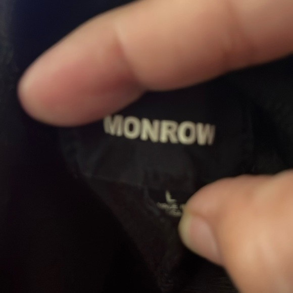 Monrow Lightweight Ribbed Joggers Size L - Picture 7 of 7